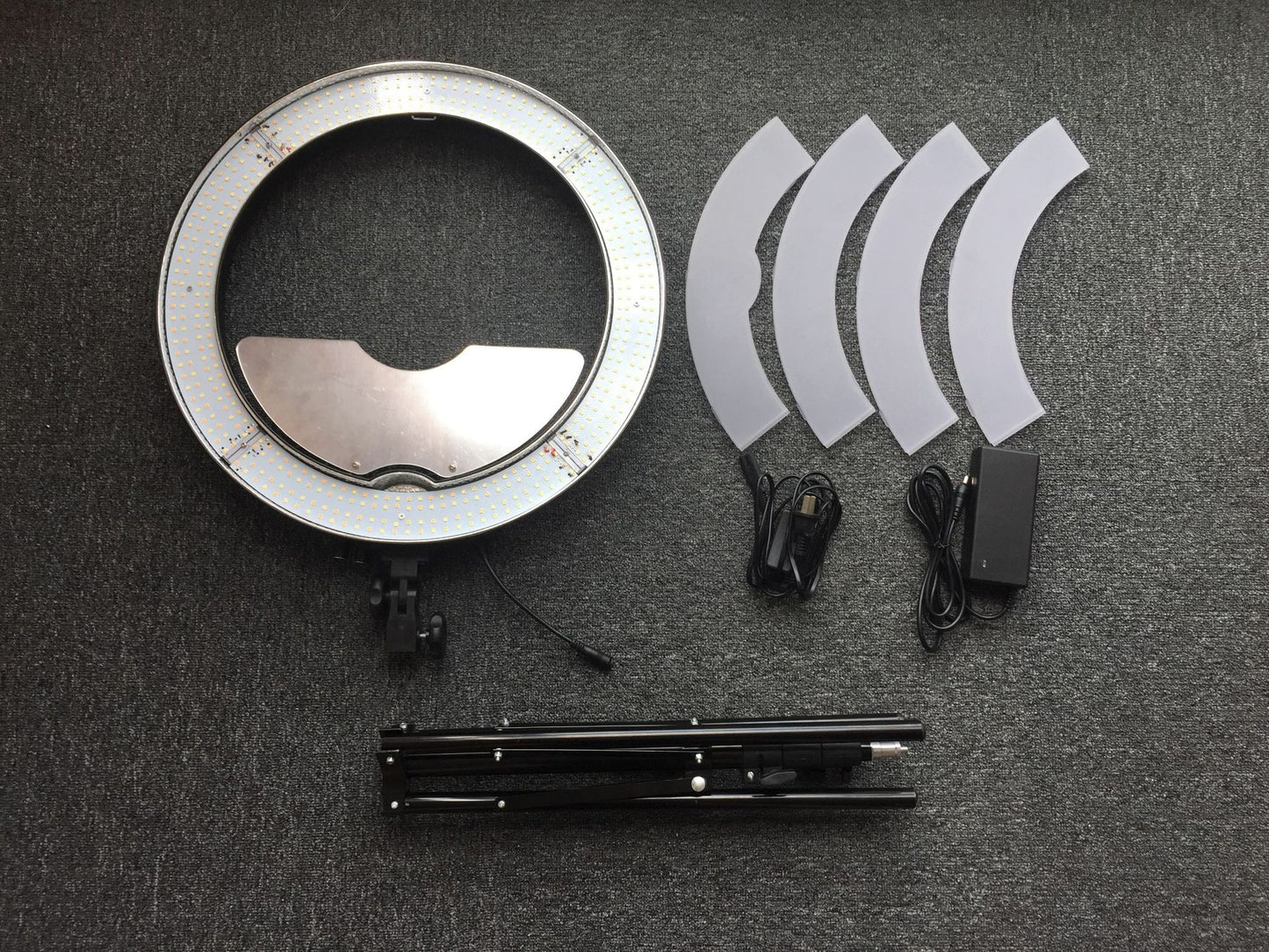 LED Ring Light with Phone Selfie Stand