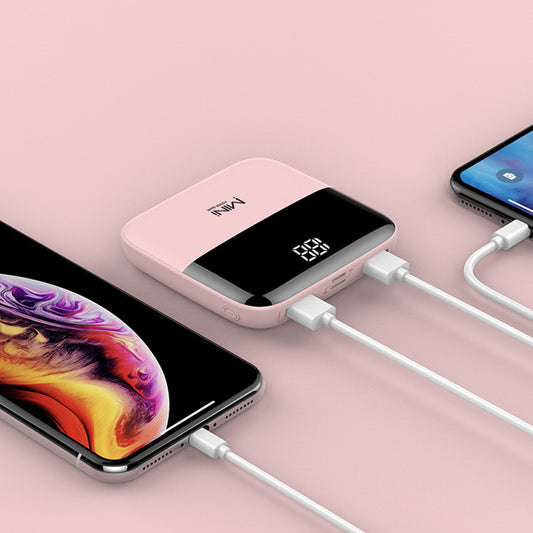 New Slim Fast Charging Power Bank 10000mAh Portable