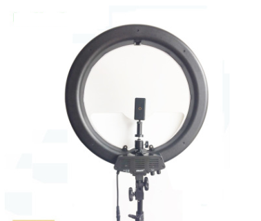 LED Ring Light with Phone Selfie Stand
