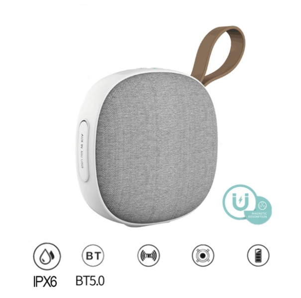 Magnetic Bluetooth Speaker, Waterproof 5W Mini Design